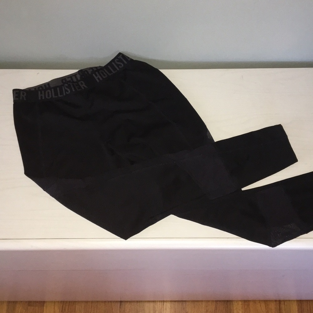 Hollister mesh black leggings